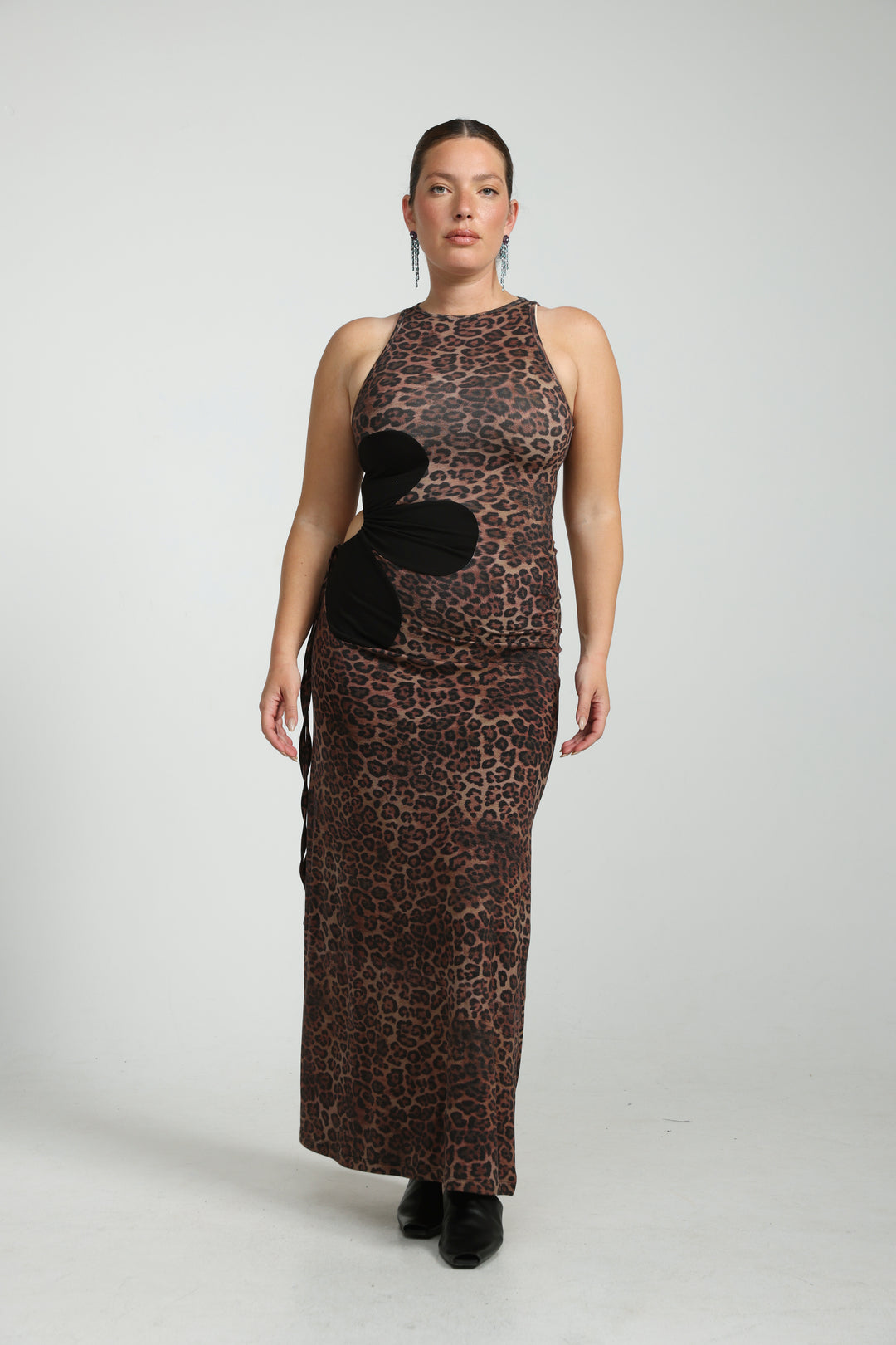 Winding Leopard Dress