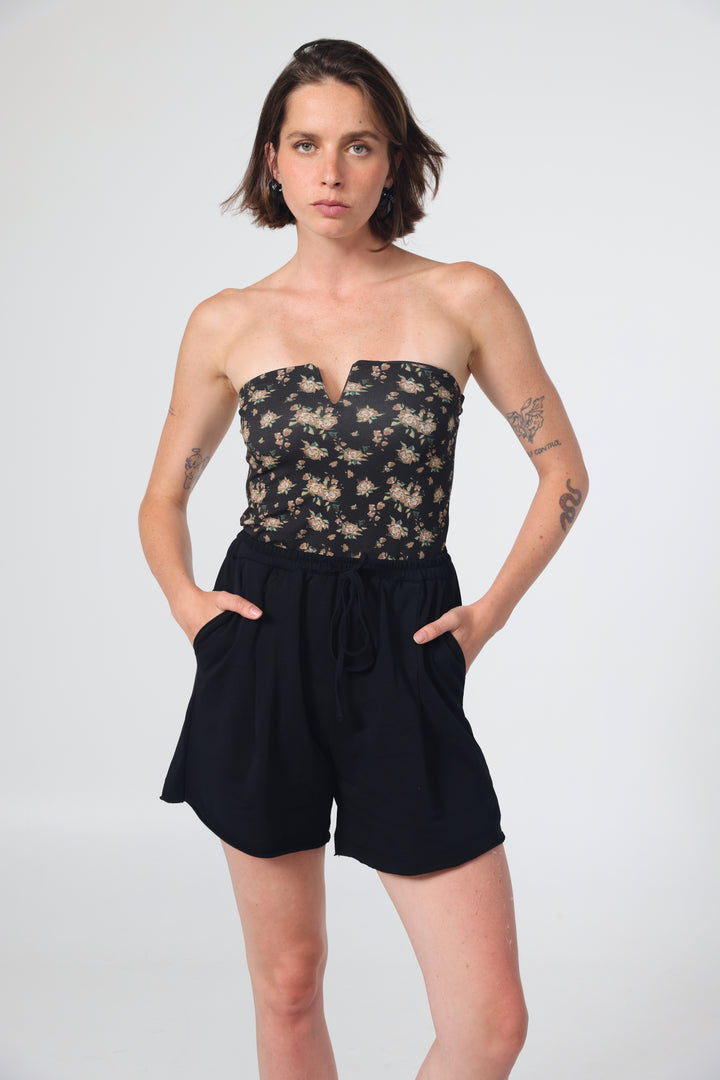Keep Black Shorts