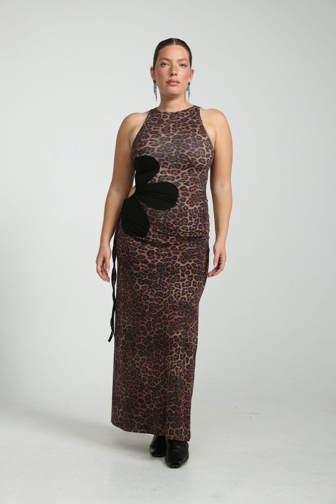 Winding Wine Dress