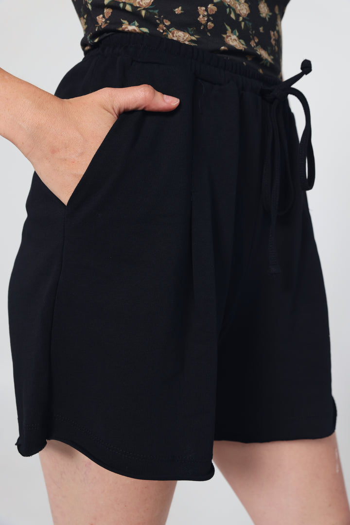 Keep Black Shorts