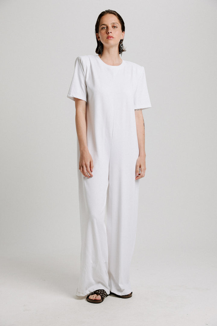 Easy White Jumpsuit