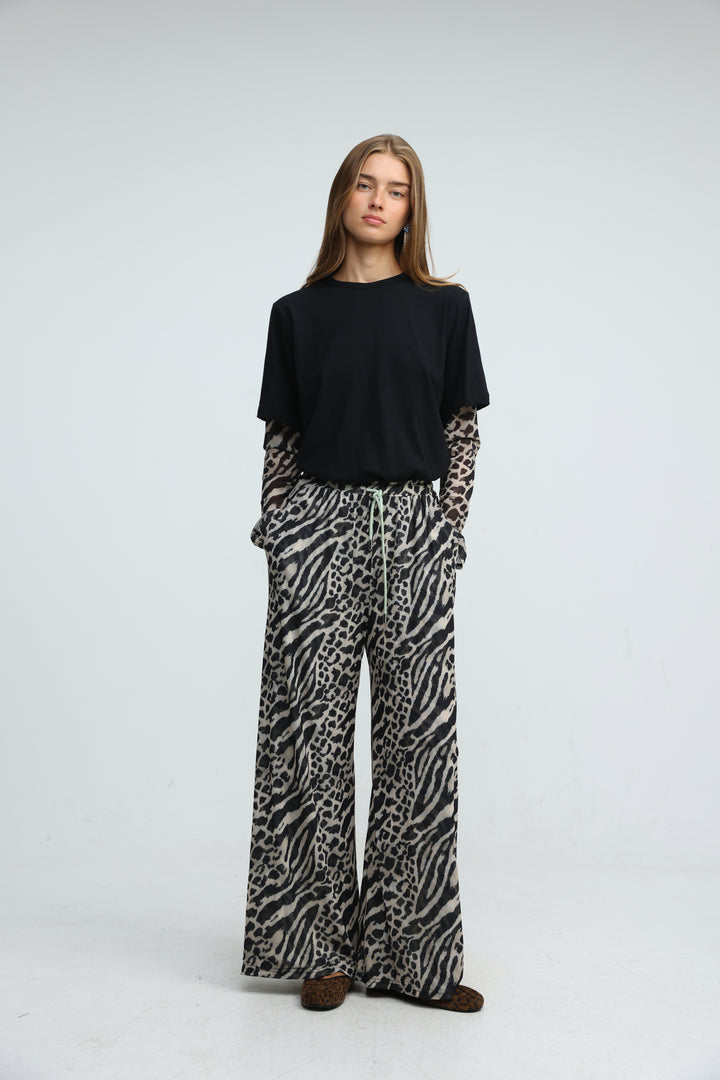 Untamed Zebra Bottoms