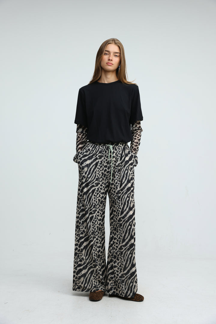 Untamed Zebra Bottoms