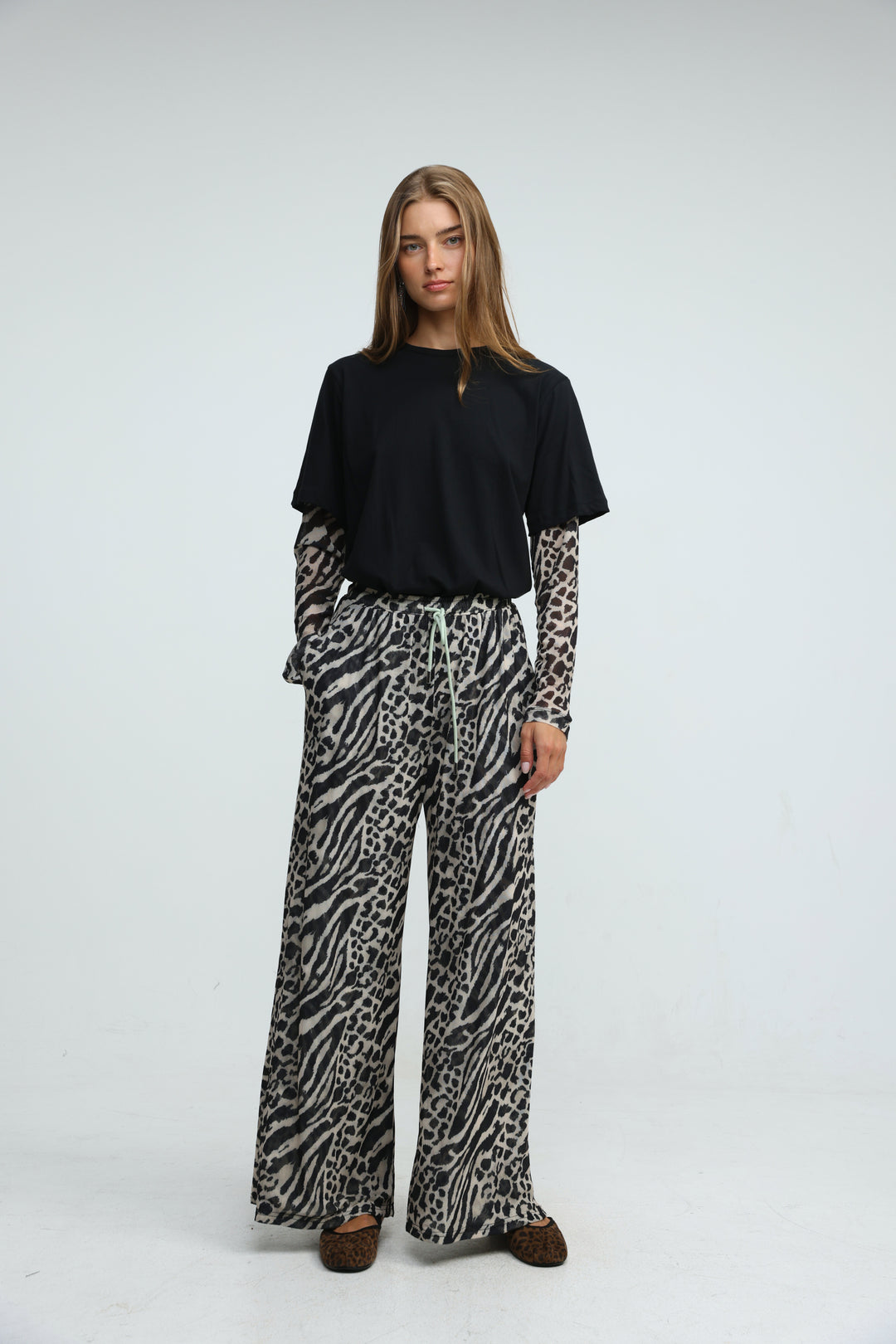 Untamed Zebra Bottoms