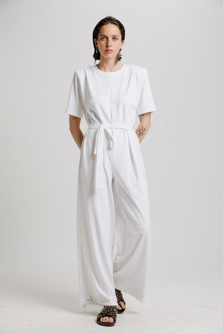 Easy White Jumpsuit