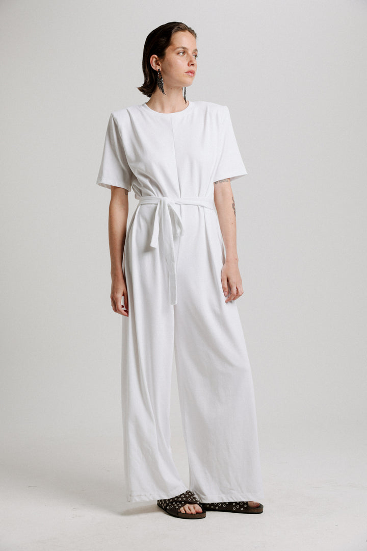 Easy White Jumpsuit