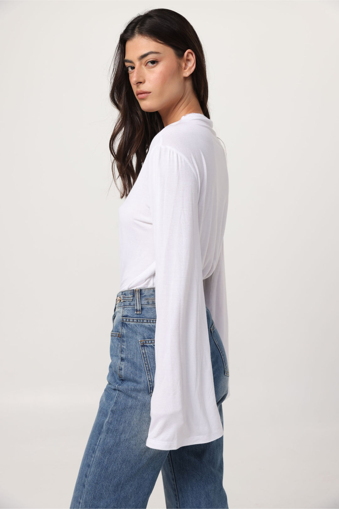 Field White Mesh Shirt