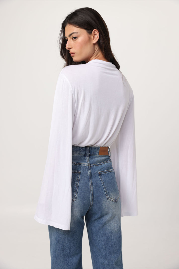 Field White Mesh Shirt