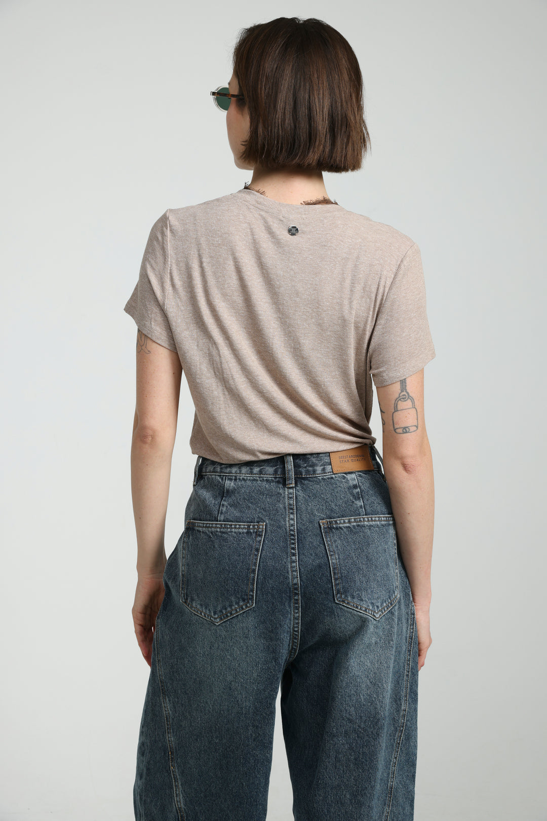 Mystery Light Brown Rib T-Shirt