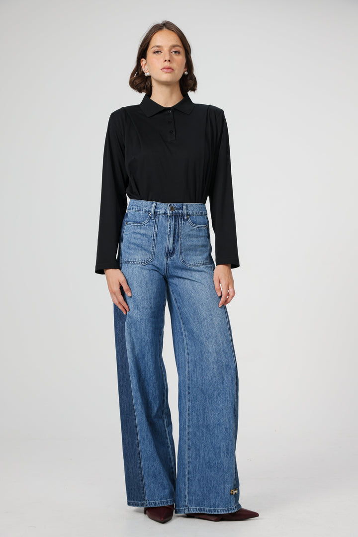 Star 546 Dark Mixed Blue Denim