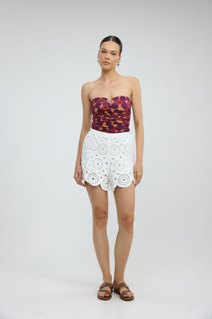 Sahara White Shorts