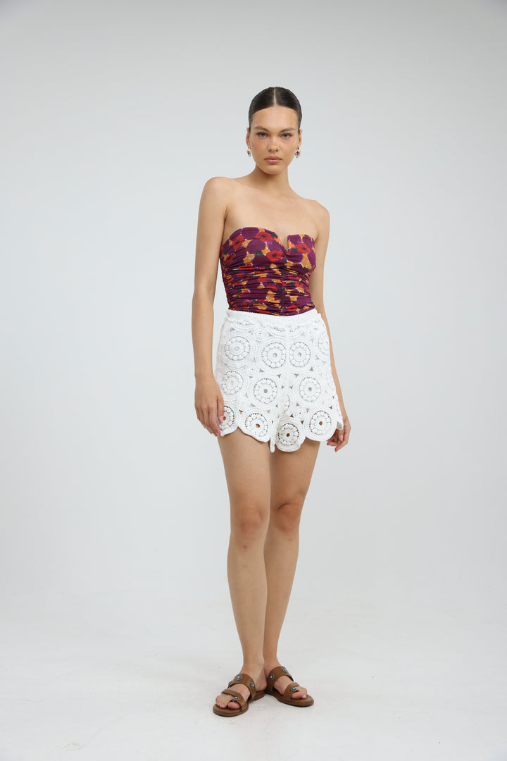 Sahara White Shorts
