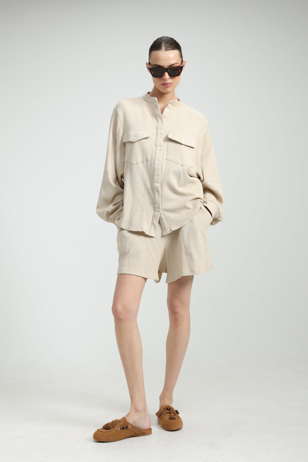 In Between Beige Shirt