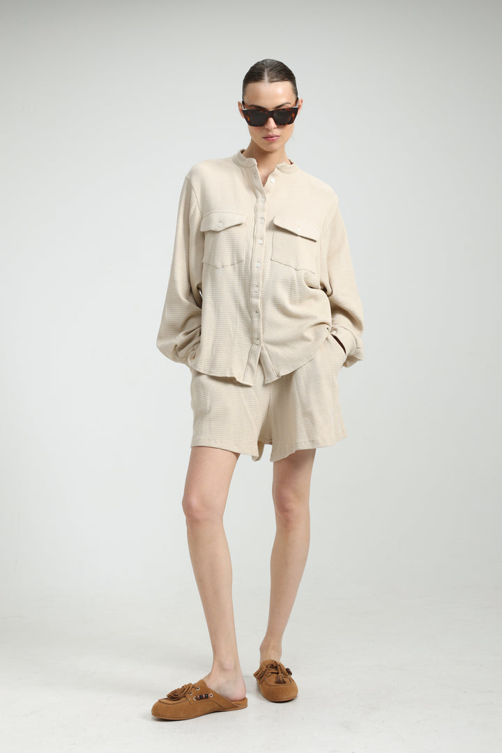 In Between Beige Shirt