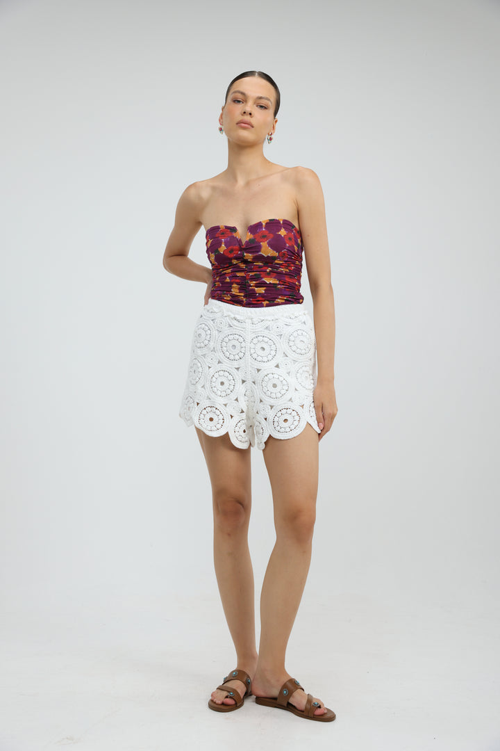 Sahara White Shorts