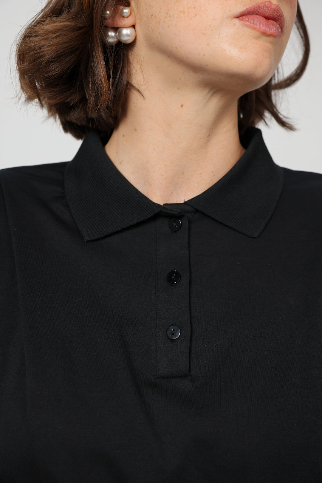 Wakeup Black Padded Polo