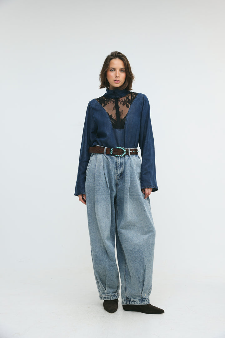 Star 752 Light Blue Cotton Denim