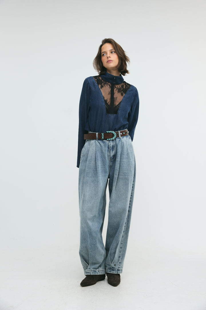 Star 752 Light Blue Cotton Denim