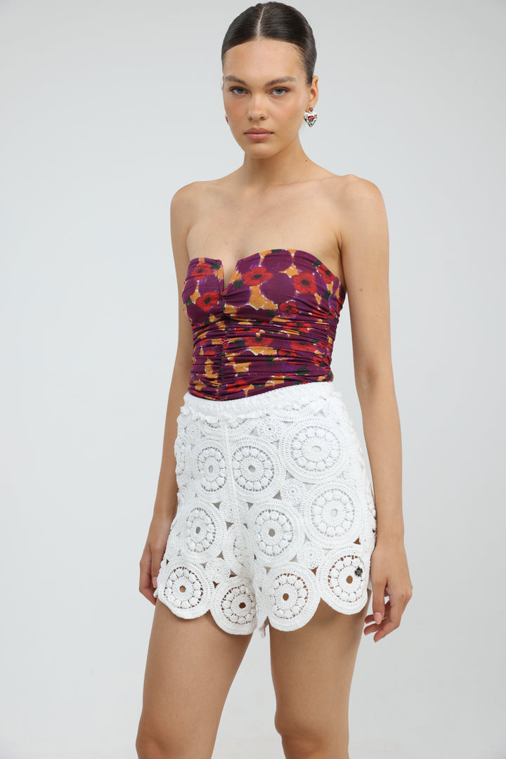 Sahara White Shorts