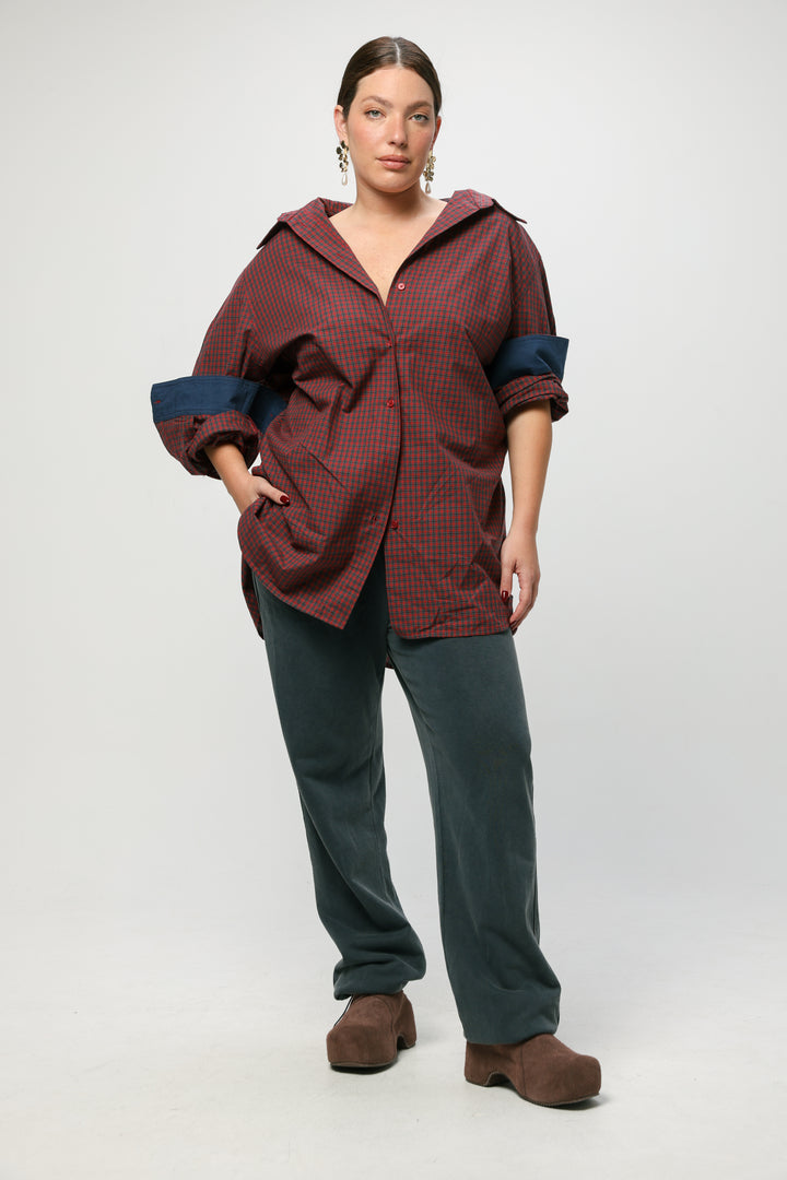 Oversized White Buttoned Shirt