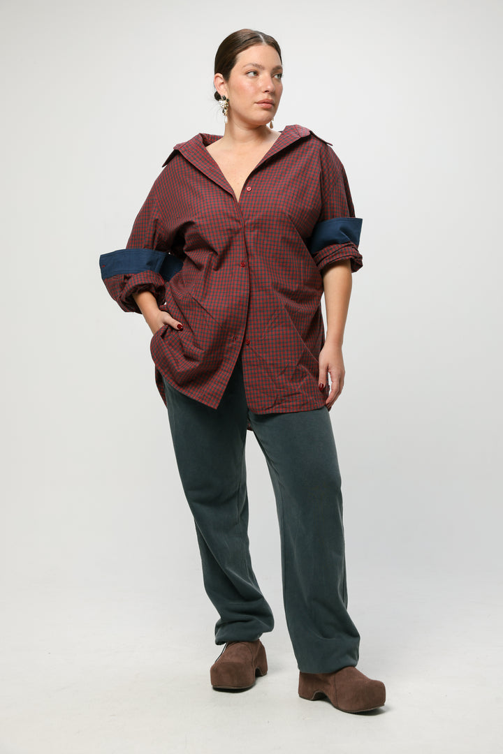 Oversized White Buttoned Shirt