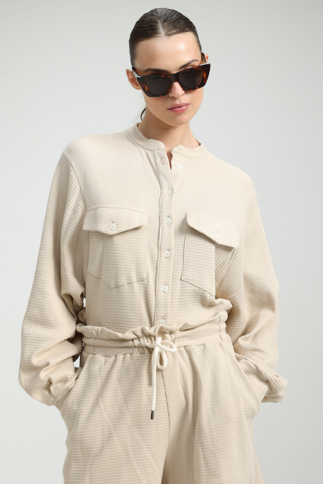 In Between Beige Shirt