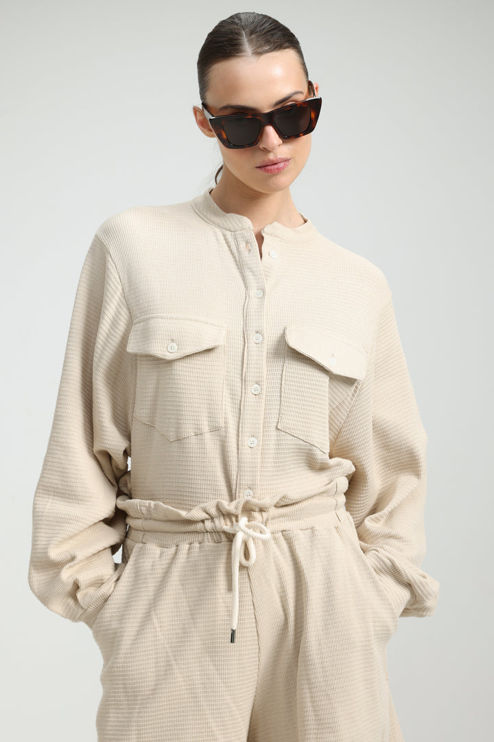 In Between Beige Shirt