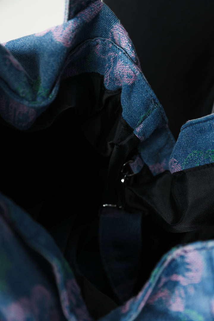 Floral Denim Bag