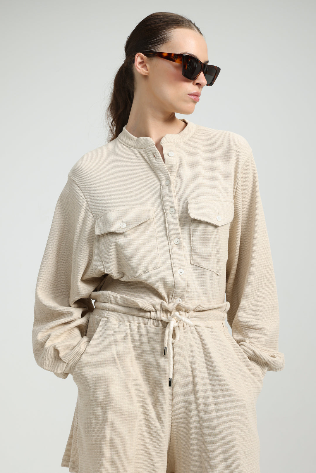 In Between Beige Shirt
