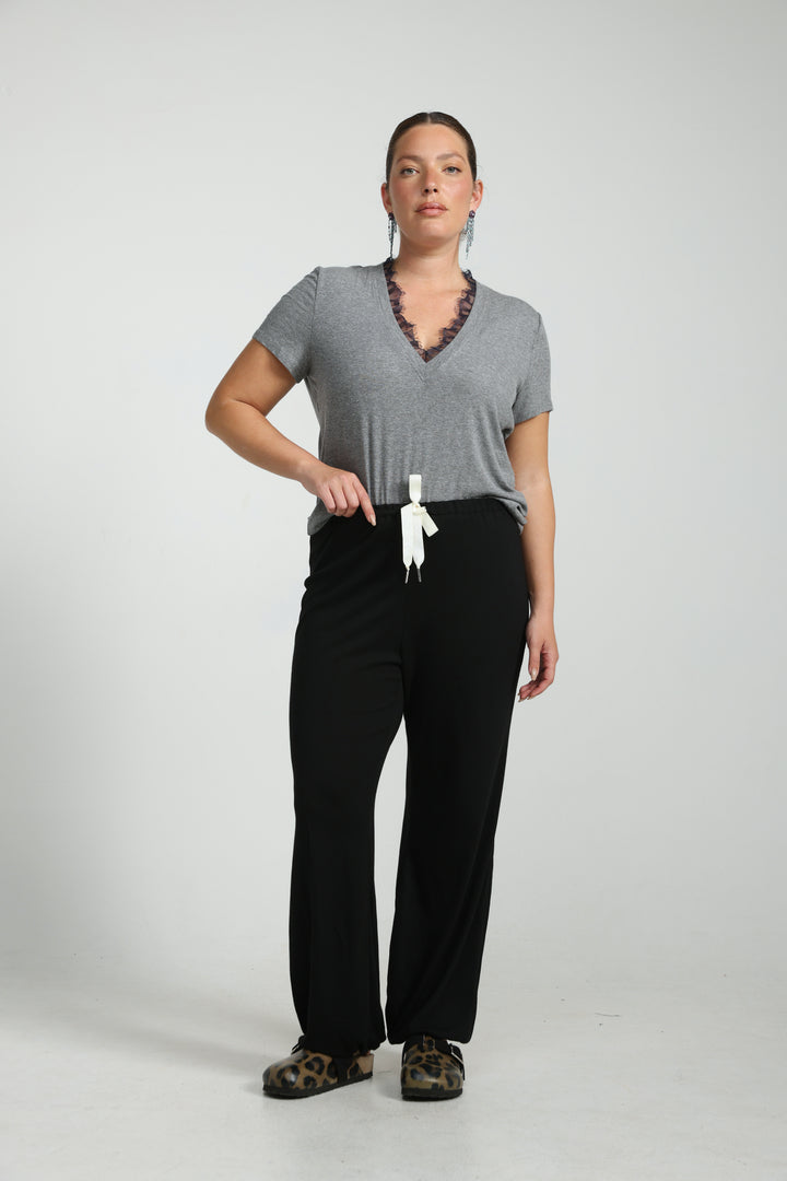 Mystery Light Blue Rib T-Shirt