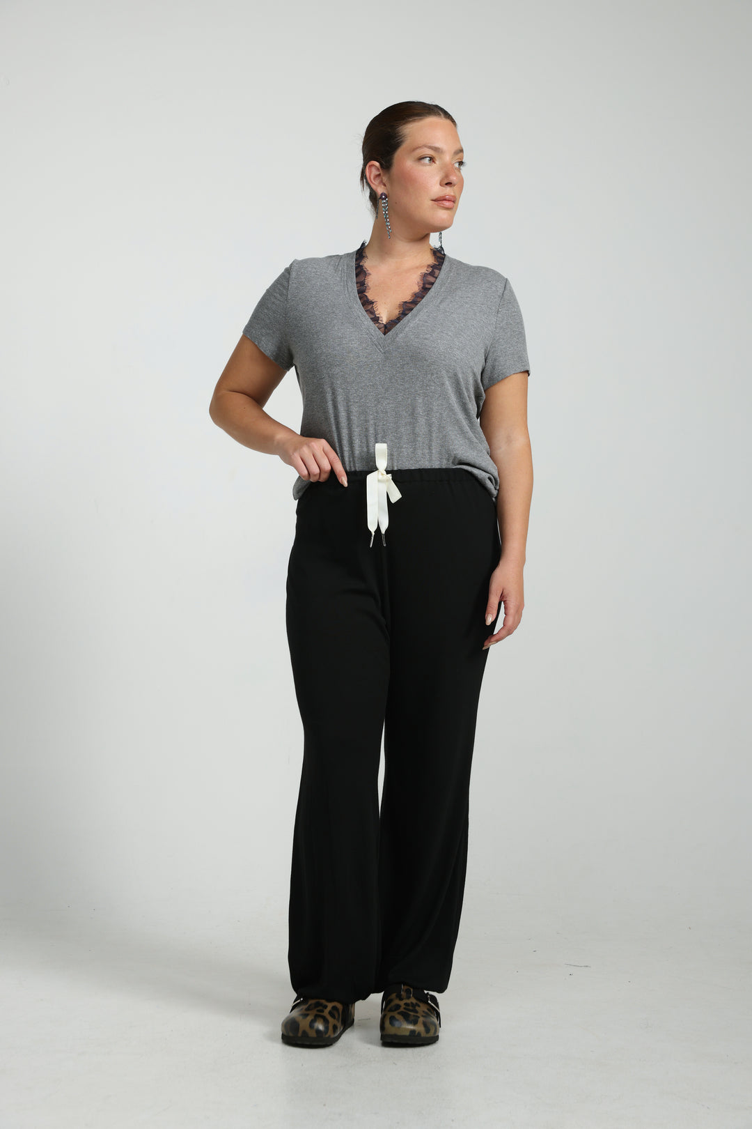 Mystery Light Blue Rib T-Shirt