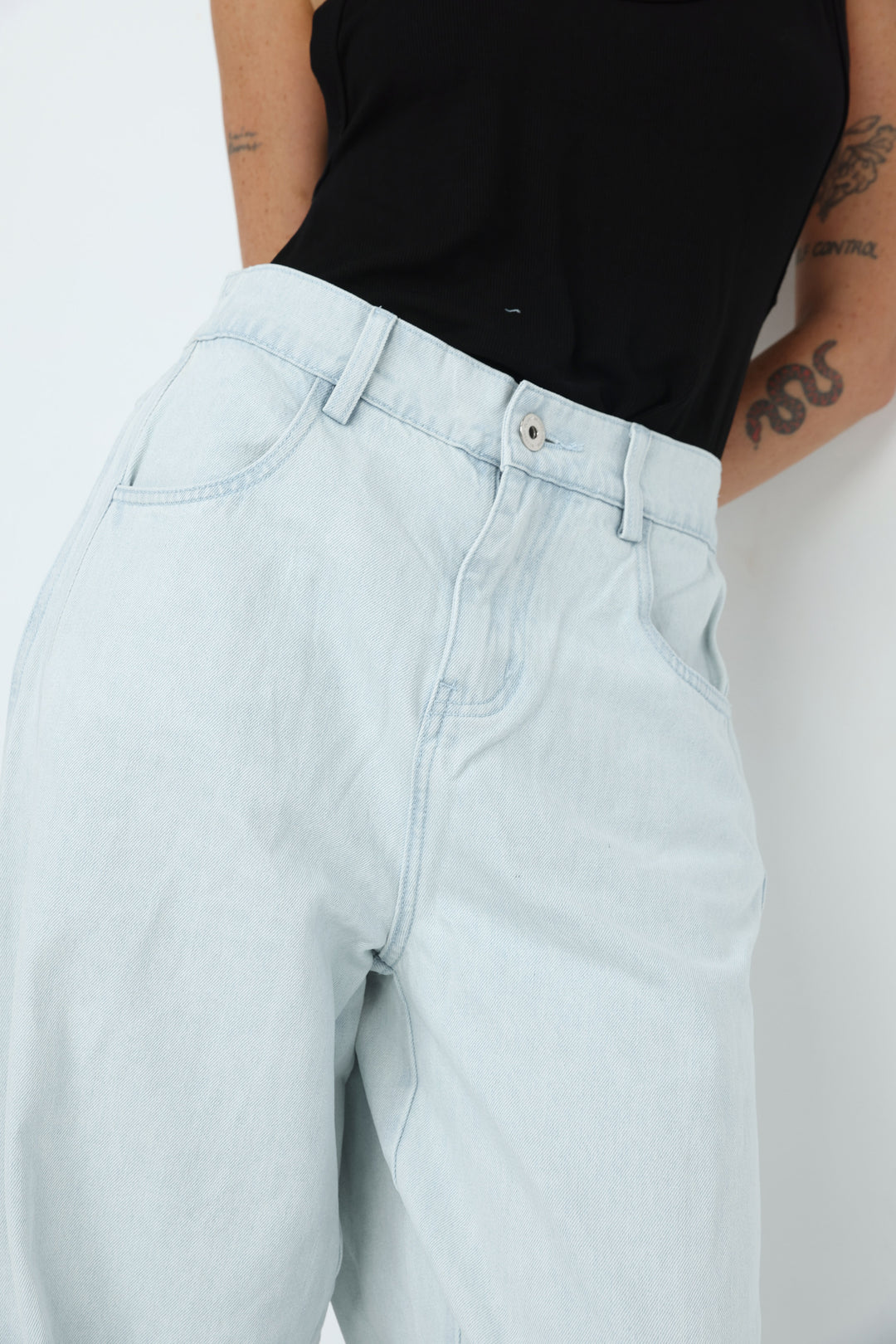 Guri Bleached Blue Denim