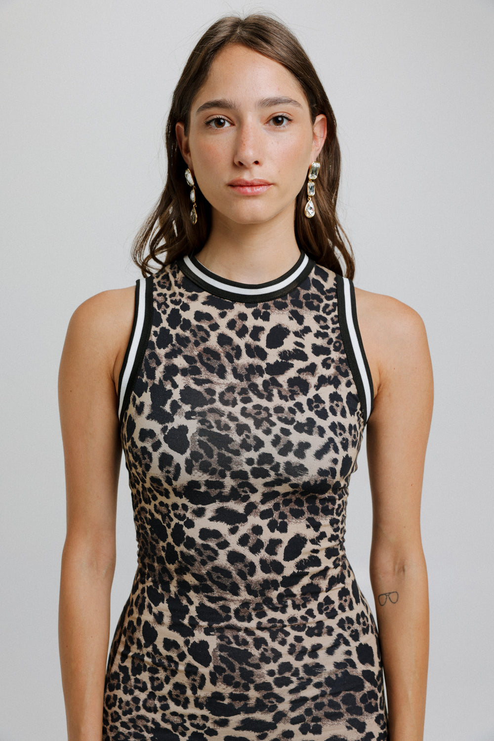 שמלה מנומרת סיסטרז Taken Leopard Dress 
