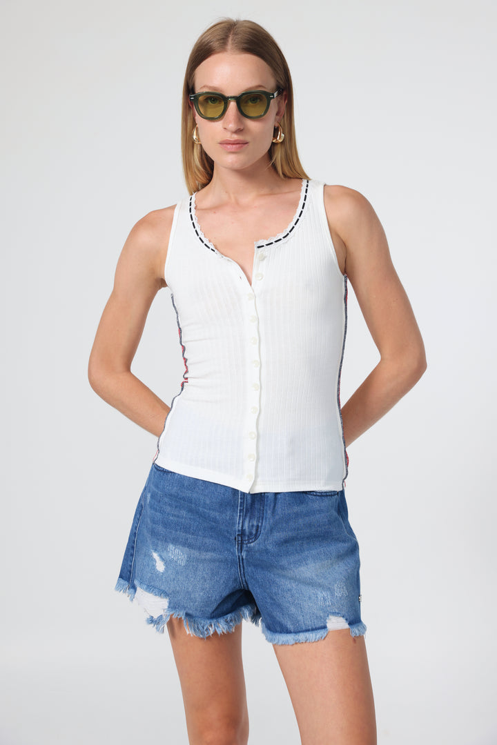Music White Tank