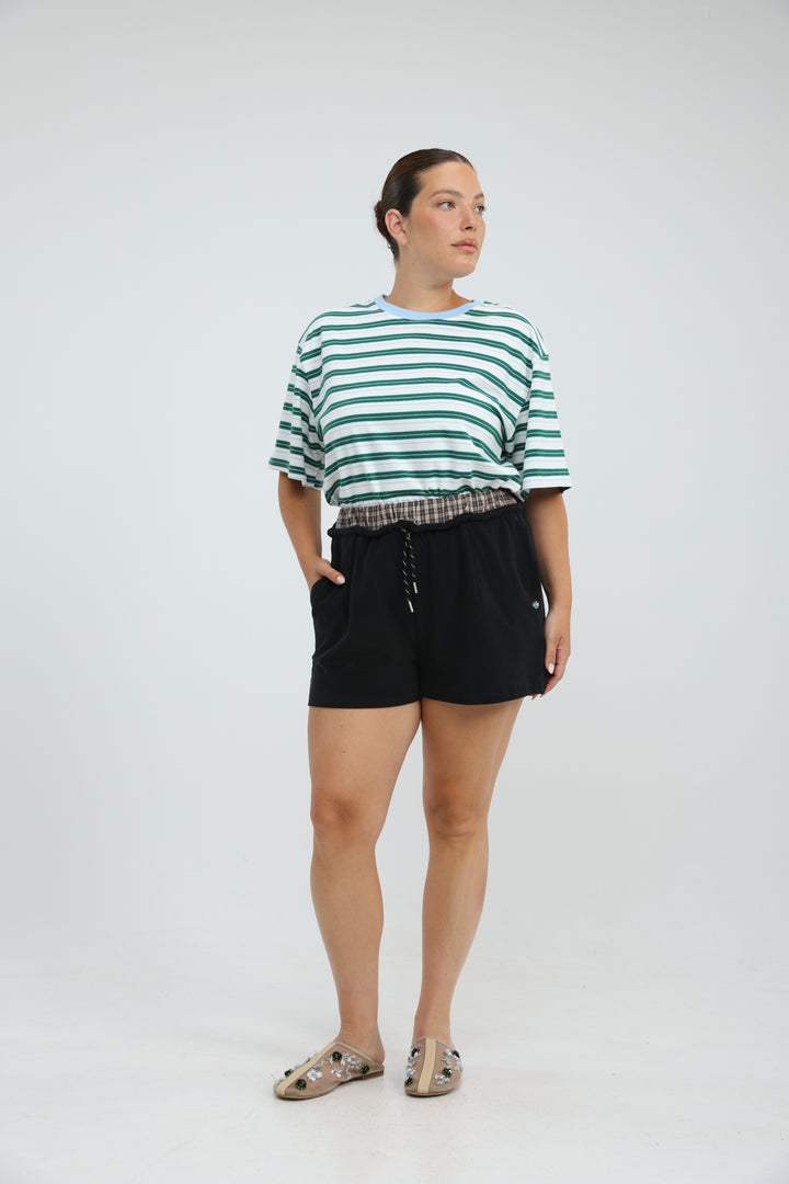 Just Purple Striped T-Shirt