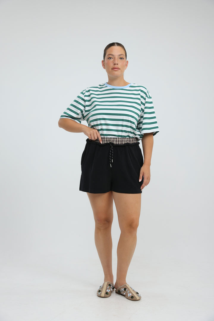 Just Purple Striped T-Shirt