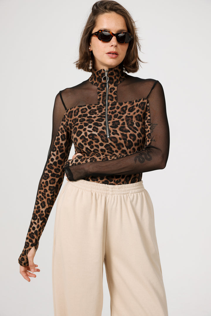 Seems Leopard Polo