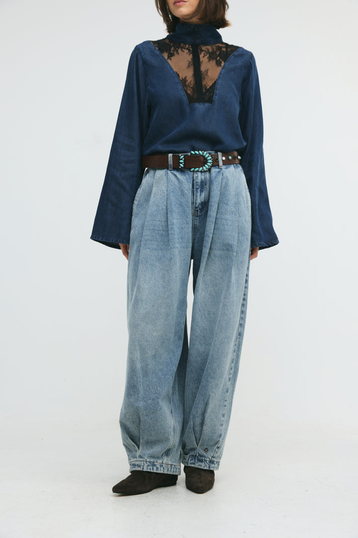 Star 752 Light Blue Cotton Denim