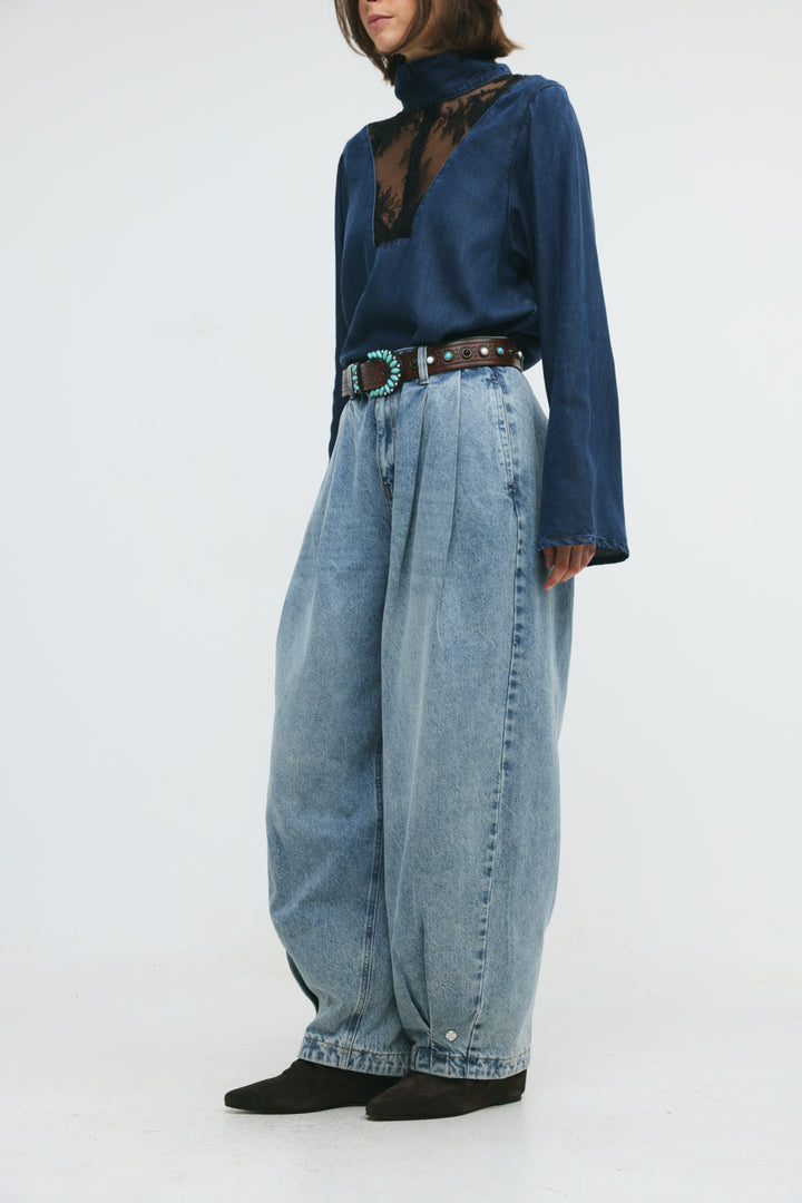 Star 752 Light Blue Cotton Denim