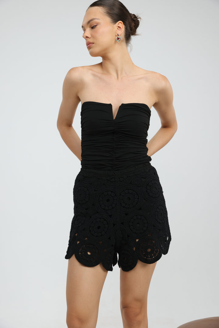 Sahara Black Shorts