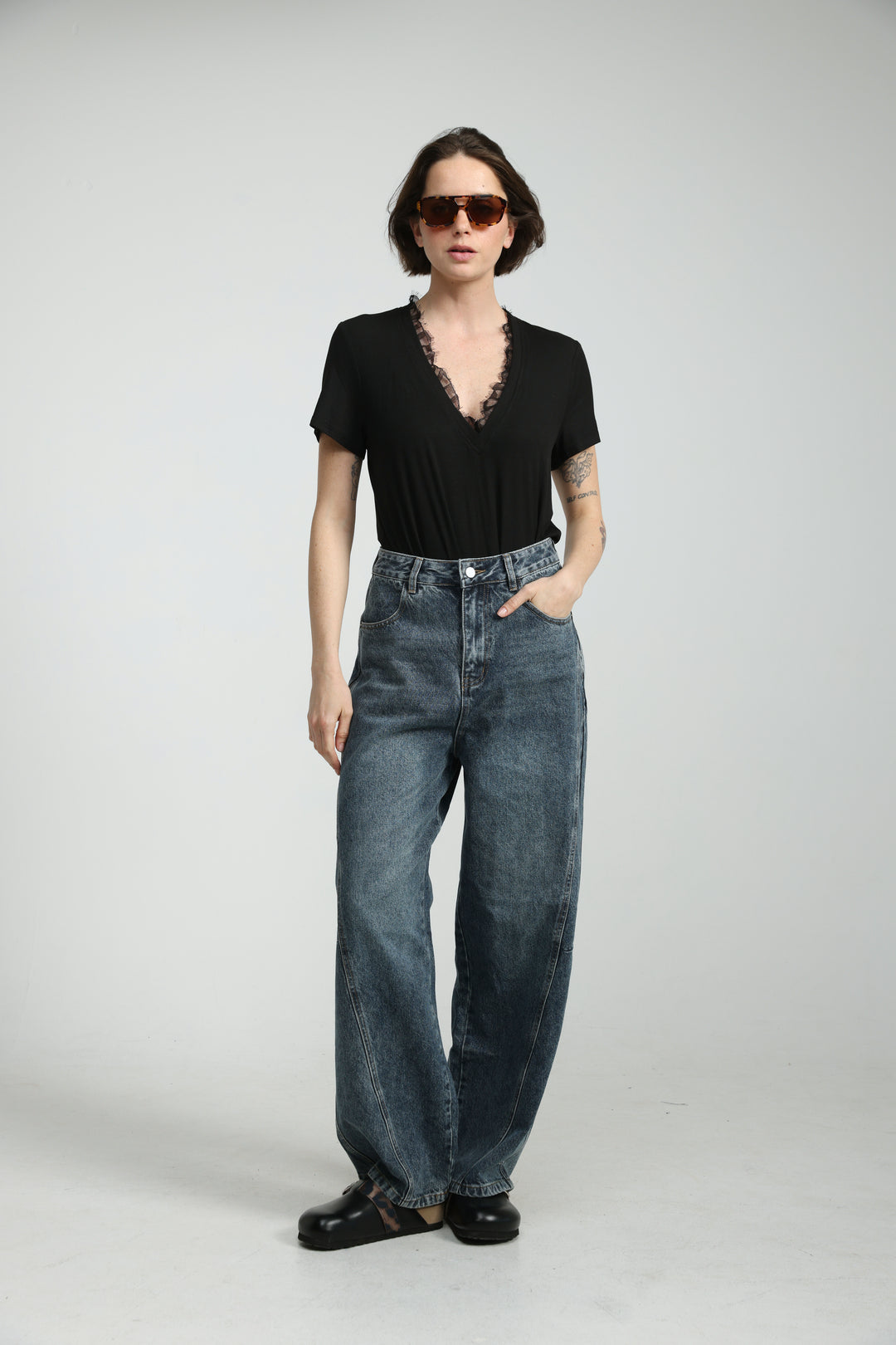 Mystery Black Rib T-Shirt