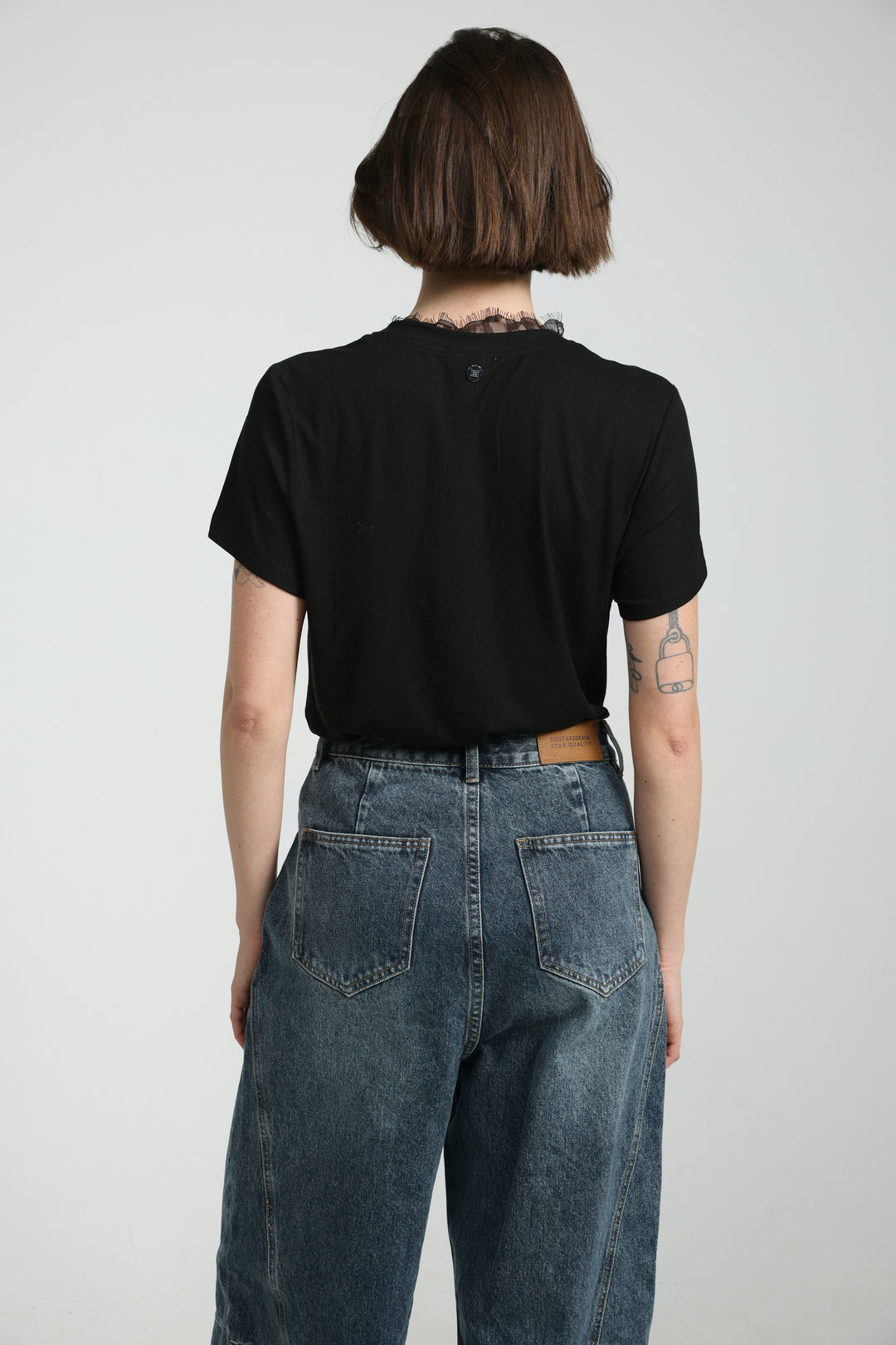 Mystery Black Rib T-Shirt