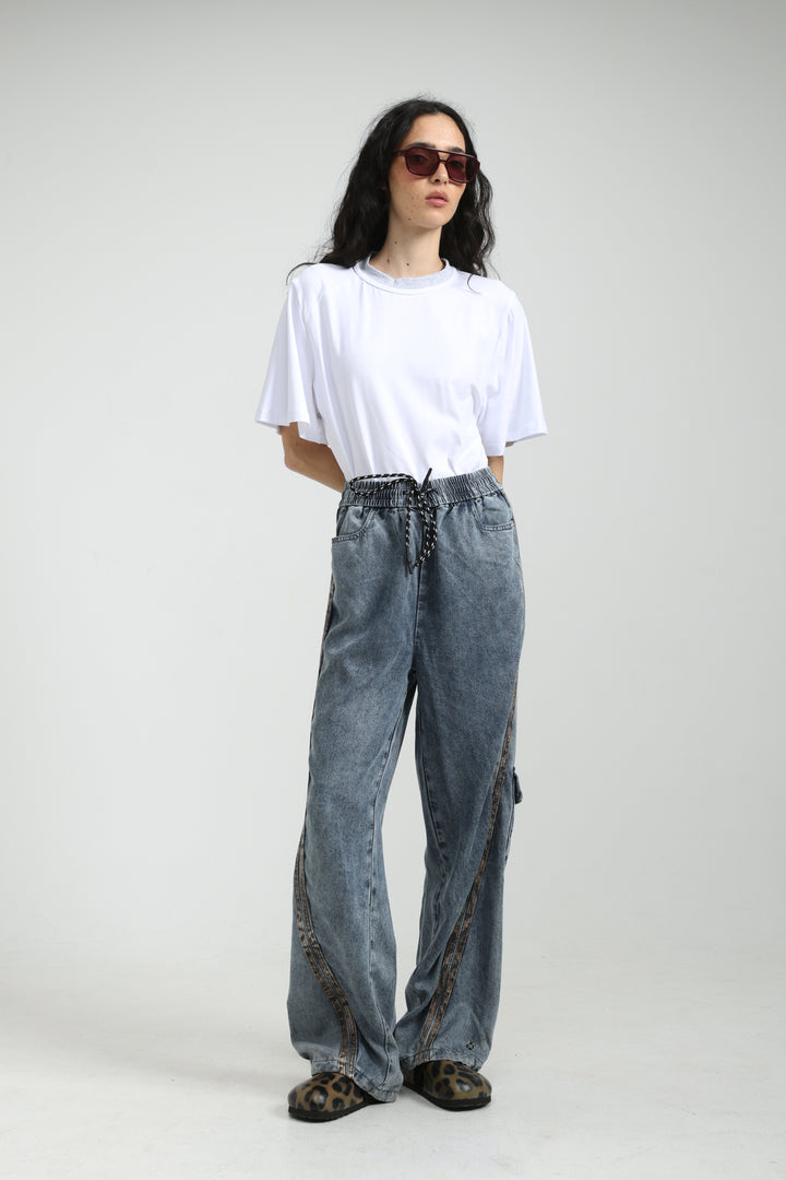 Star 721 Blue Cargo Denim