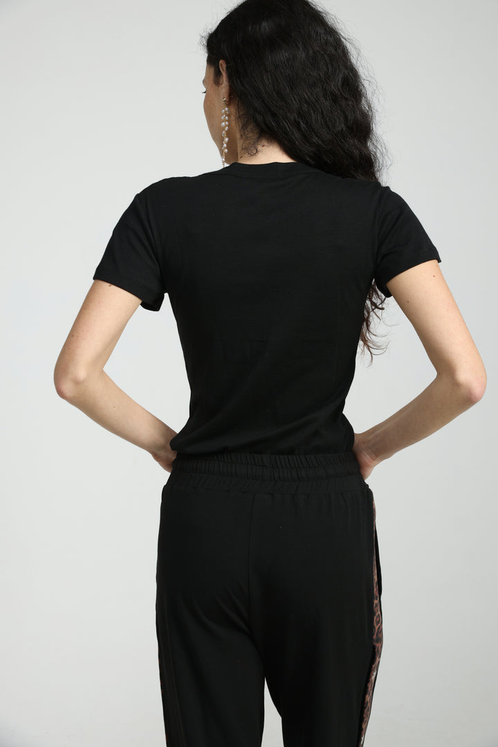 Clean27 Black V T-Shirt