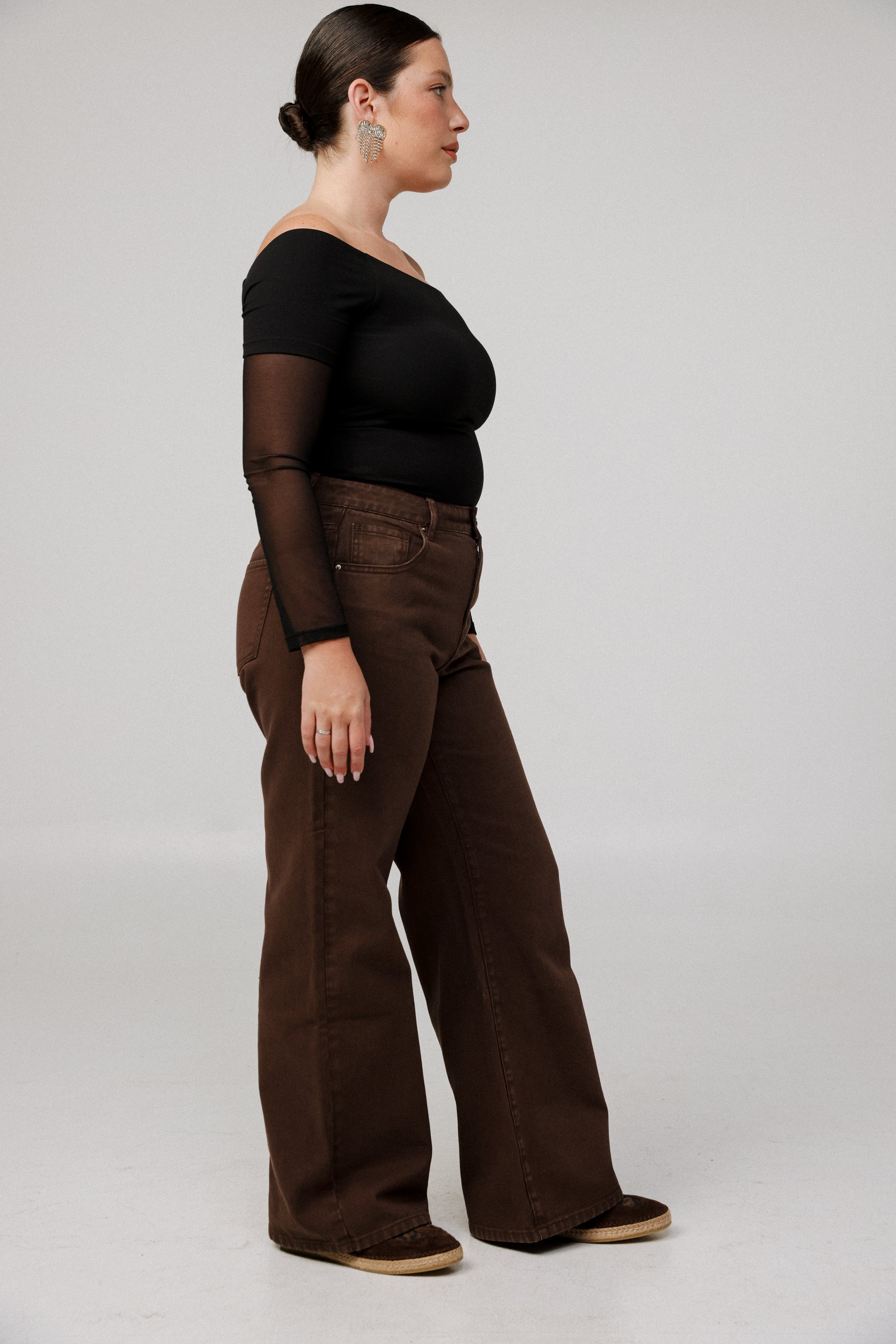 Star 489 Brown Boyfriend Denim – SEESTARZ Star 489 Brown Boyfriend Denim – SEESTARZ