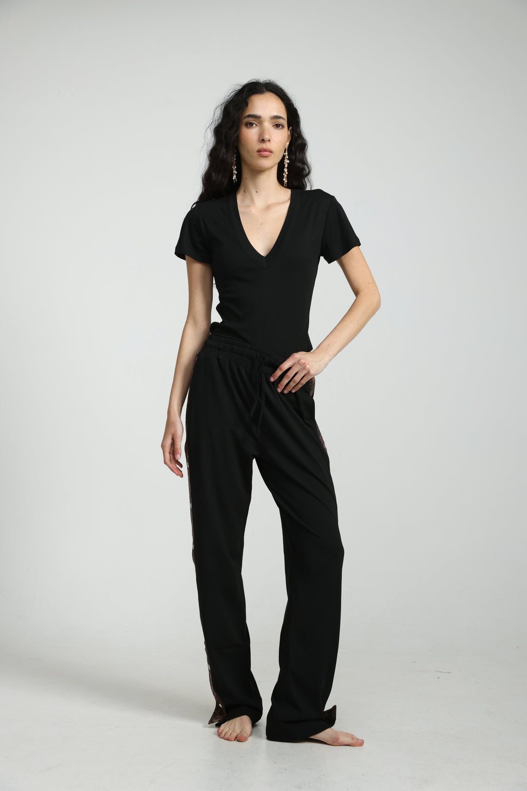 Clean27 Black V T-Shirt