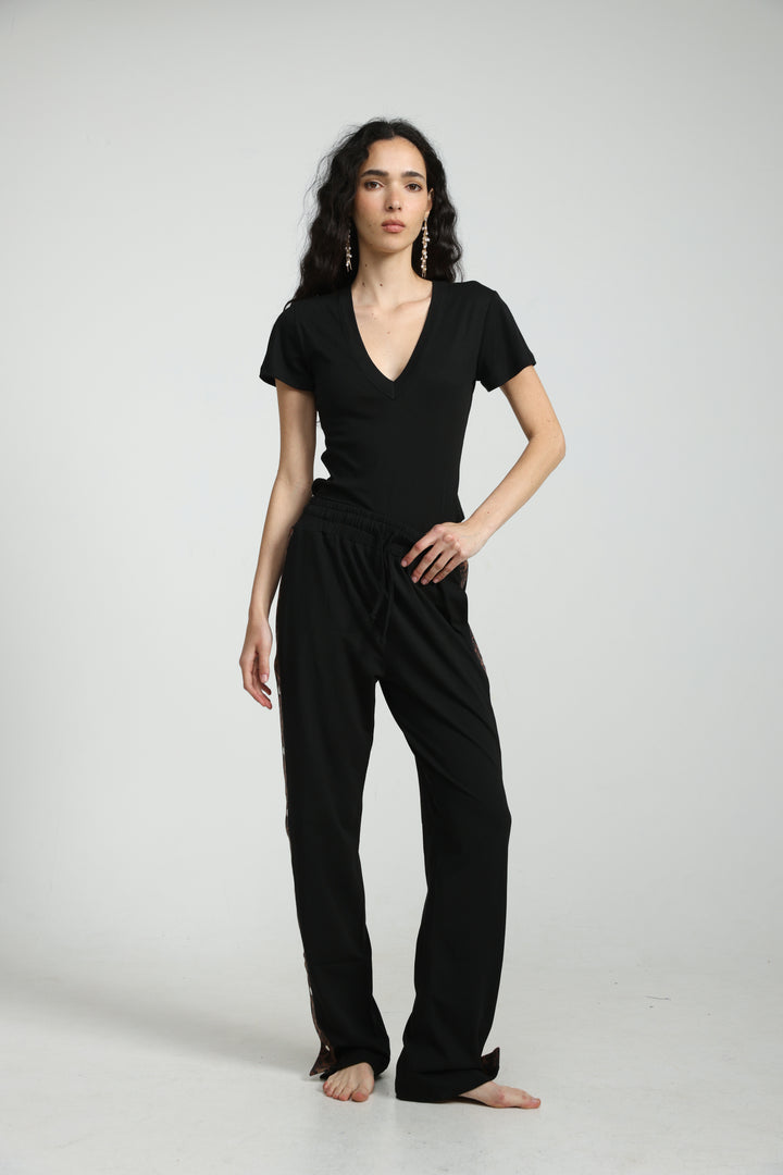 Clean27 Black V T-Shirt