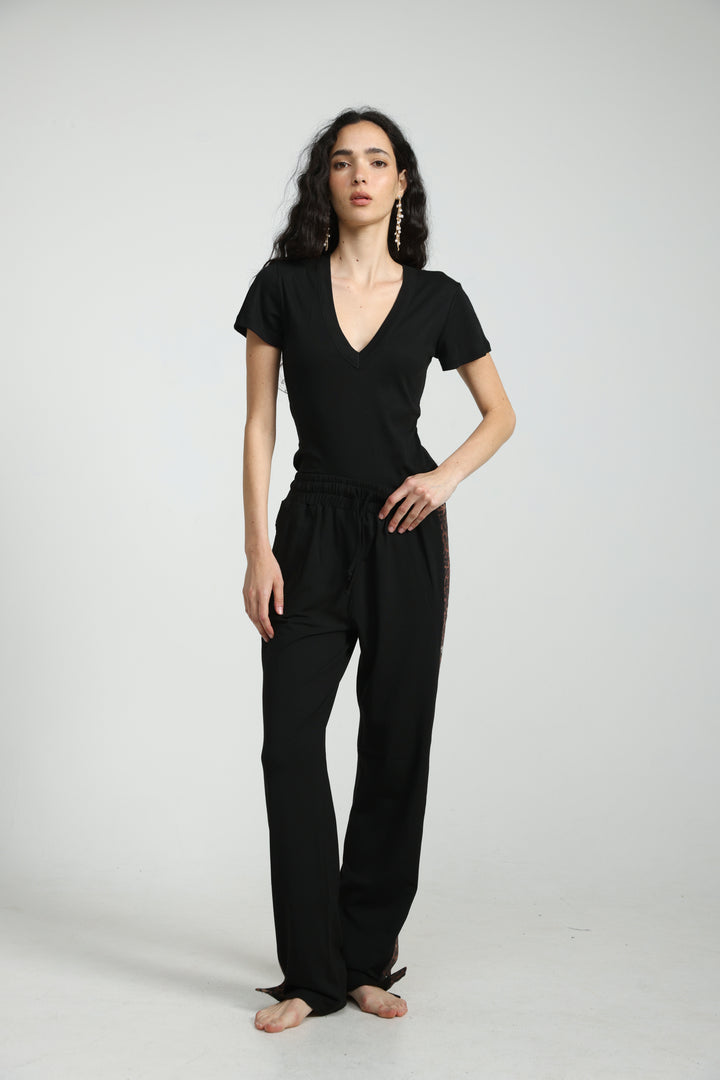 Clean27 Black V T-Shirt