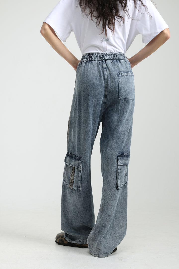 Star 721 Blue Cargo Denim