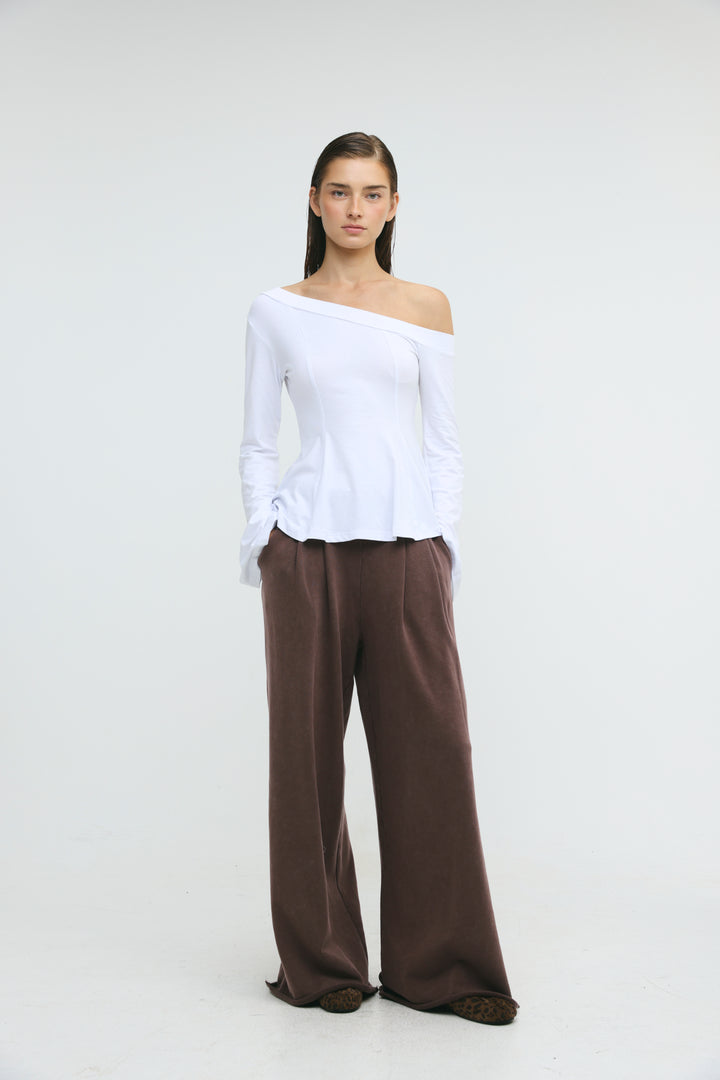 State White Drop Shoulder Shirt